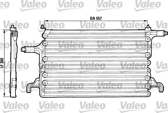 Valeo 816719 - Конденсатор кондиционера autospares.lv