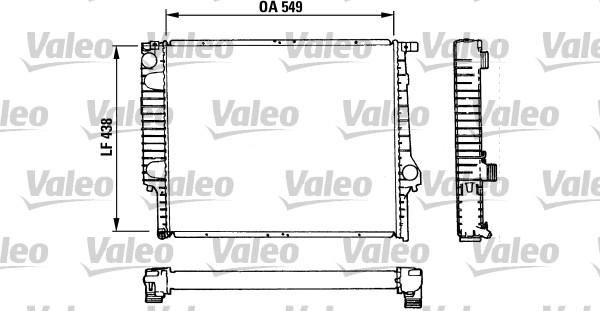 Valeo 810947 - Радиатор, охлаждение двигателя autospares.lv