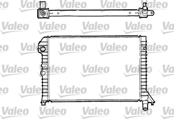 Valeo 810957 - Радиатор, охлаждение двигателя autospares.lv