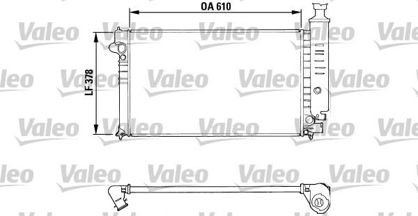 Valeo 810919 - Радиатор, охлаждение двигателя autospares.lv