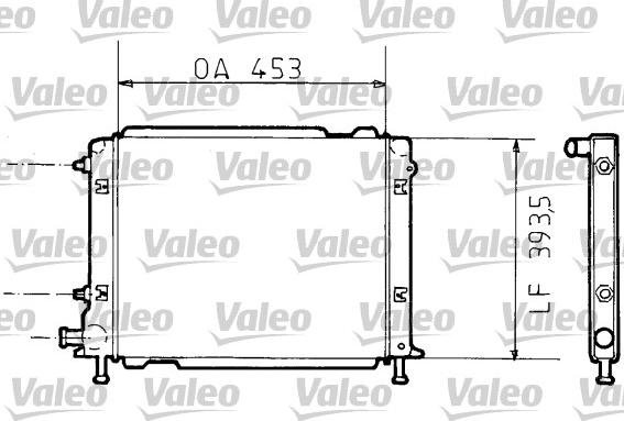 Valeo 810988 - Радиатор, охлаждение двигателя autospares.lv