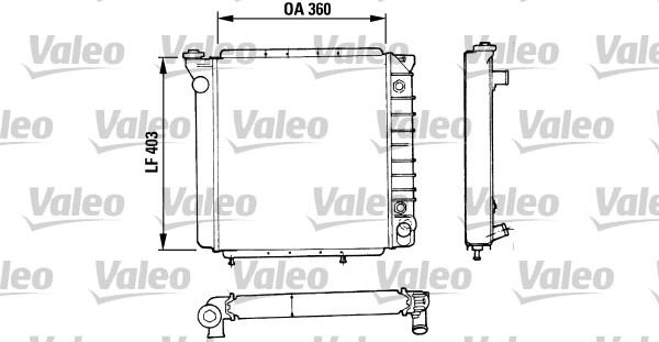 Valeo 810934 - Радиатор, охлаждение двигателя autospares.lv