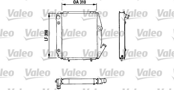 Valeo 810926 - Радиатор, охлаждение двигателя autospares.lv