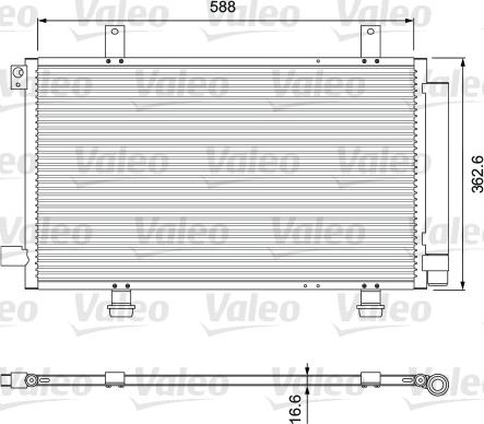 Valeo 810928 - Конденсатор кондиционера autospares.lv