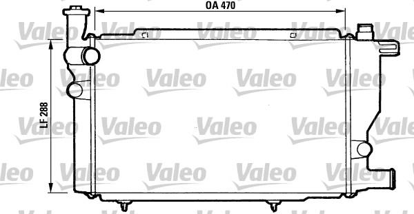 Valeo 810892 - Радиатор, охлаждение двигателя autospares.lv