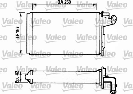 Valeo 811075 - Теплообменник, отопление салона autospares.lv