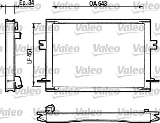 Valeo 811 348 - Радиатор, охлаждение двигателя autospares.lv