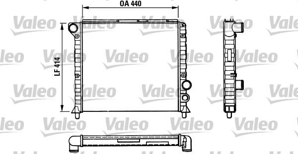 Valeo 811389 - Радиатор, охлаждение двигателя autospares.lv