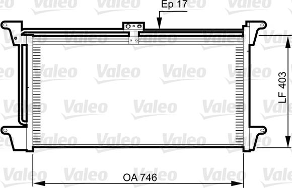 Valeo 818992 - Конденсатор кондиционера autospares.lv