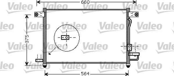 Valeo 818061 - Конденсатор кондиционера autospares.lv