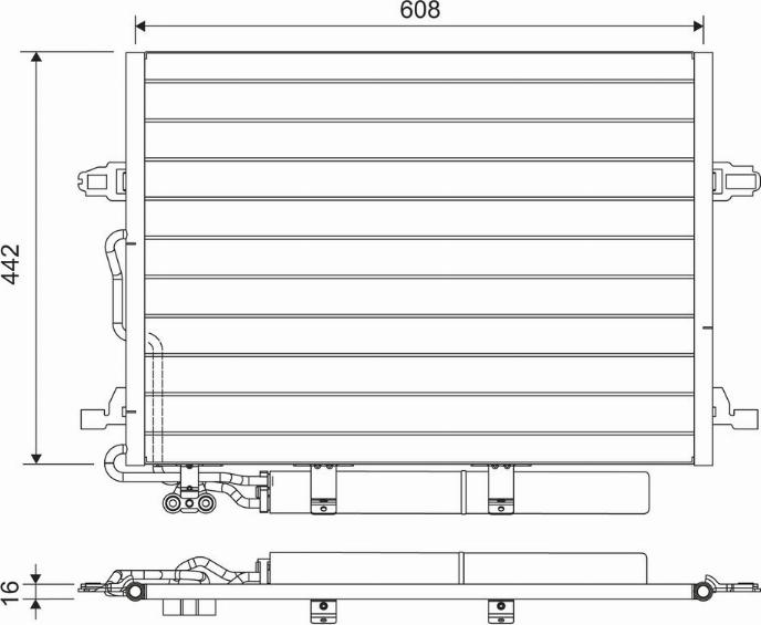 Valeo 818003 - Конденсатор кондиционера autospares.lv