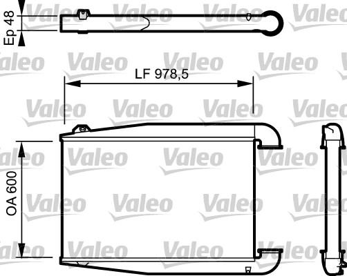 Valeo 818774 - Интеркулер, теплообменник турбины autospares.lv