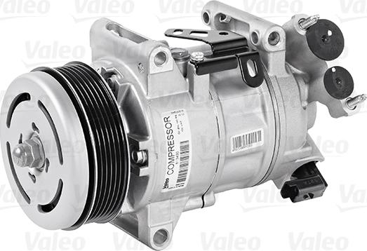 Valeo 813430 - Компрессор кондиционера autospares.lv