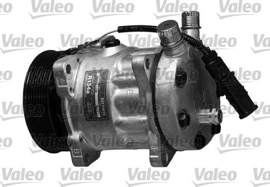 Valeo 813014 - Компрессор кондиционера autospares.lv