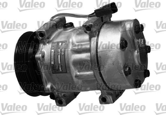 Valeo 813025 - Компрессор кондиционера autospares.lv