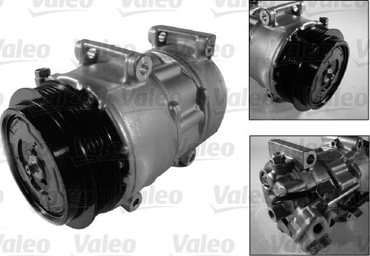 Valeo 813196 - Компрессор кондиционера autospares.lv