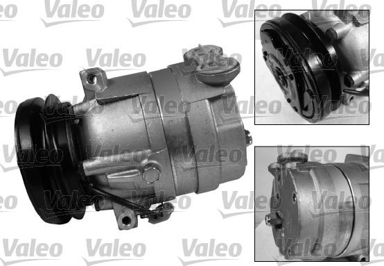 Valeo 813159 - Компрессор кондиционера autospares.lv