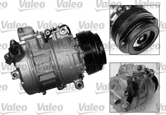 Valeo 813151 - Компрессор кондиционера autospares.lv