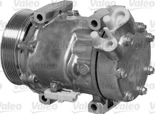 Valeo 813158 - Компрессор кондиционера autospares.lv