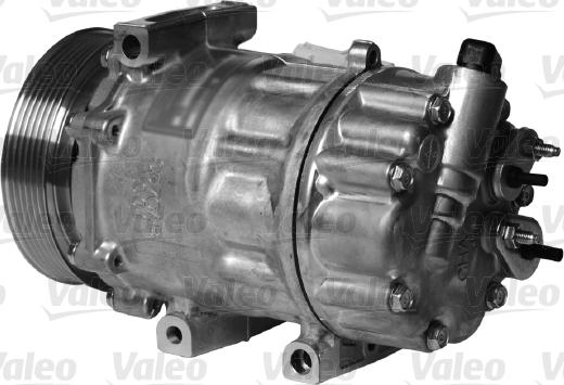 Valeo 813161 - Компрессор кондиционера autospares.lv