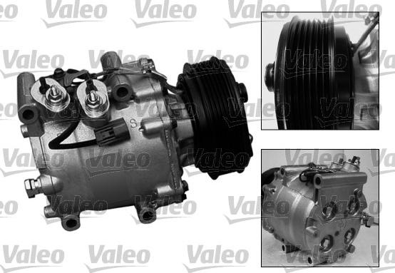 Valeo 813168 - Компрессор кондиционера autospares.lv