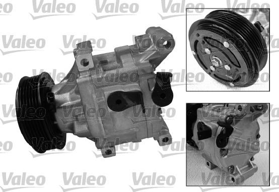 Valeo 813167 - Компрессор кондиционера autospares.lv