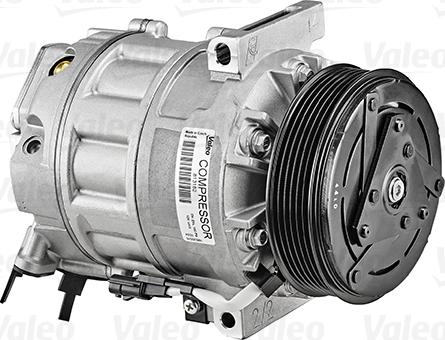 Valeo 813182 - Компрессор кондиционера autospares.lv