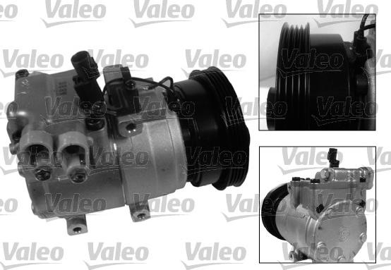 Valeo 813170 - Компрессор кондиционера autospares.lv