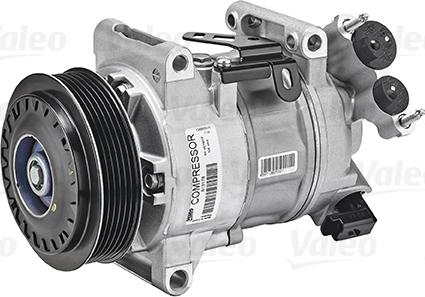 Valeo 813178 - Компрессор кондиционера autospares.lv