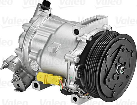 Valeo 813852 - Компрессор кондиционера autospares.lv