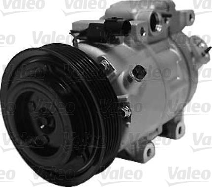 Valeo 813356 - Компрессор кондиционера autospares.lv