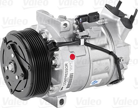 Valeo 813262 - Компрессор кондиционера autospares.lv