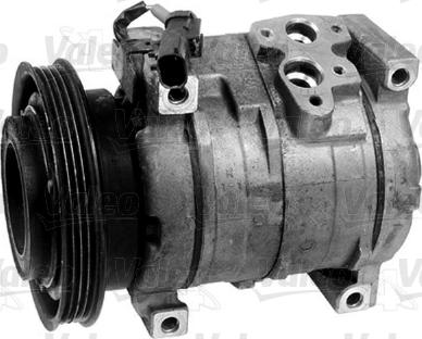 Valeo 813228 - Компрессор кондиционера autospares.lv