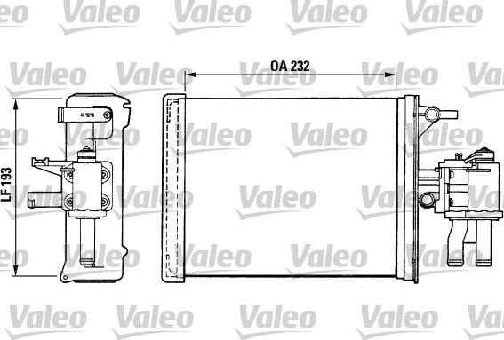 Valeo 812024 - Теплообменник, отопление салона autospares.lv