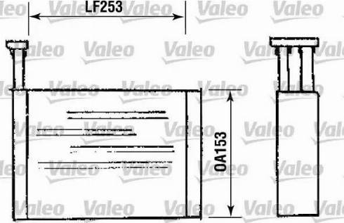 Valeo 812144 - Теплообменник, отопление салона autospares.lv