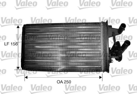 Valeo 812156 - Теплообменник, отопление салона autospares.lv