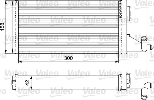 Valeo 812342 - Теплообменник, отопление салона autospares.lv