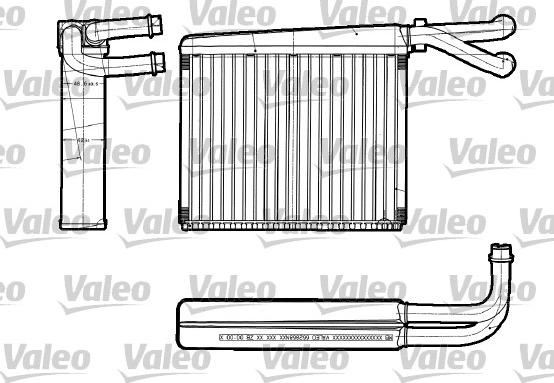 Valeo 812251 - Теплообменник, отопление салона autospares.lv