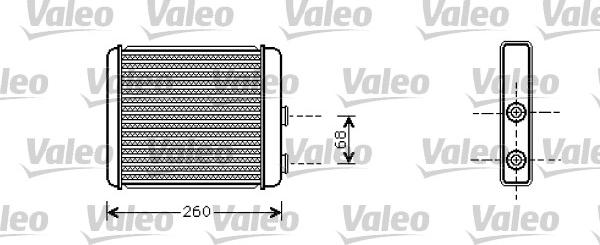 Valeo 812285 - Радиатор, охлаждение двигателя autospares.lv