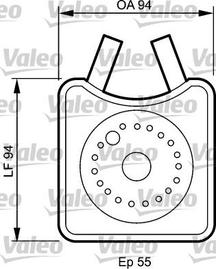 Valeo 817943 - Масляный радиатор, двигательное масло autospares.lv
