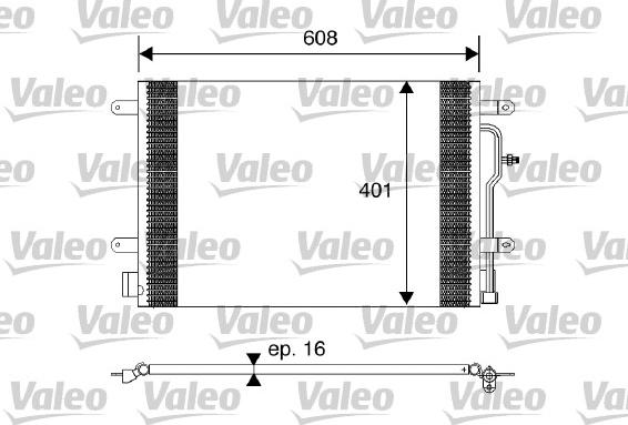 Valeo 817569 - Конденсатор кондиционера autospares.lv