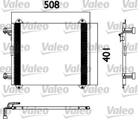 Valeo 817570 - Конденсатор кондиционера autospares.lv