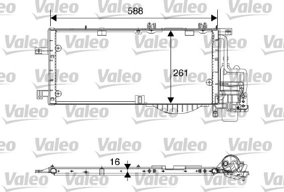 Valeo 817844 - Конденсатор кондиционера autospares.lv