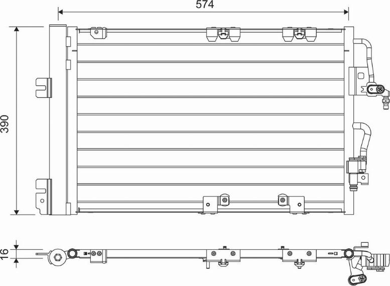 Valeo 817846 - Конденсатор кондиционера autospares.lv