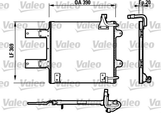 Valeo 817246 - Конденсатор кондиционера autospares.lv