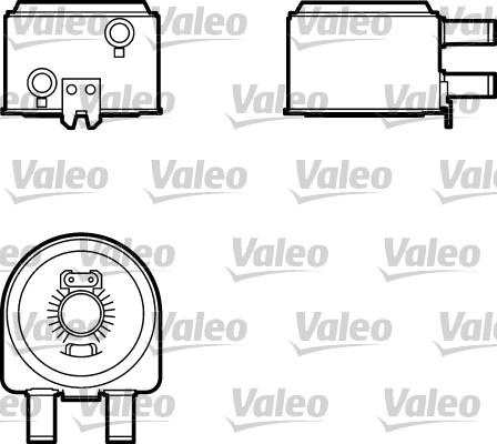 Valeo 817704 - Масляный радиатор, двигательное масло autospares.lv