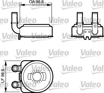Valeo 817705 - Масляный радиатор, двигательное масло autospares.lv