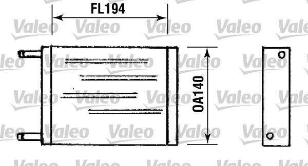 Valeo 881769 - Теплообменник, отопление салона autospares.lv