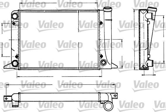 Valeo 883769 - Радиатор, охлаждение двигателя autospares.lv