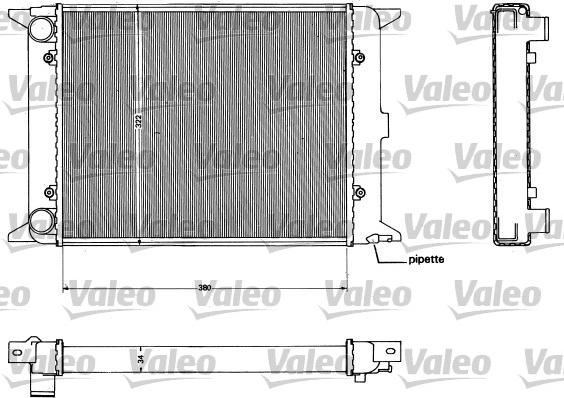 Valeo 882896 - Радиатор, охлаждение двигателя autospares.lv